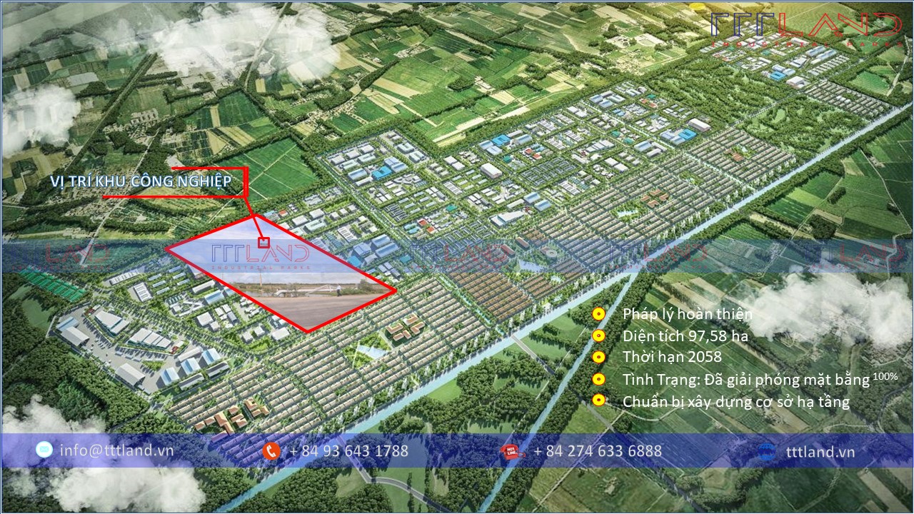 Khu Công Nghiệp Đức Hoà III - Liên Thành - Tỉnh Long An - INDUON