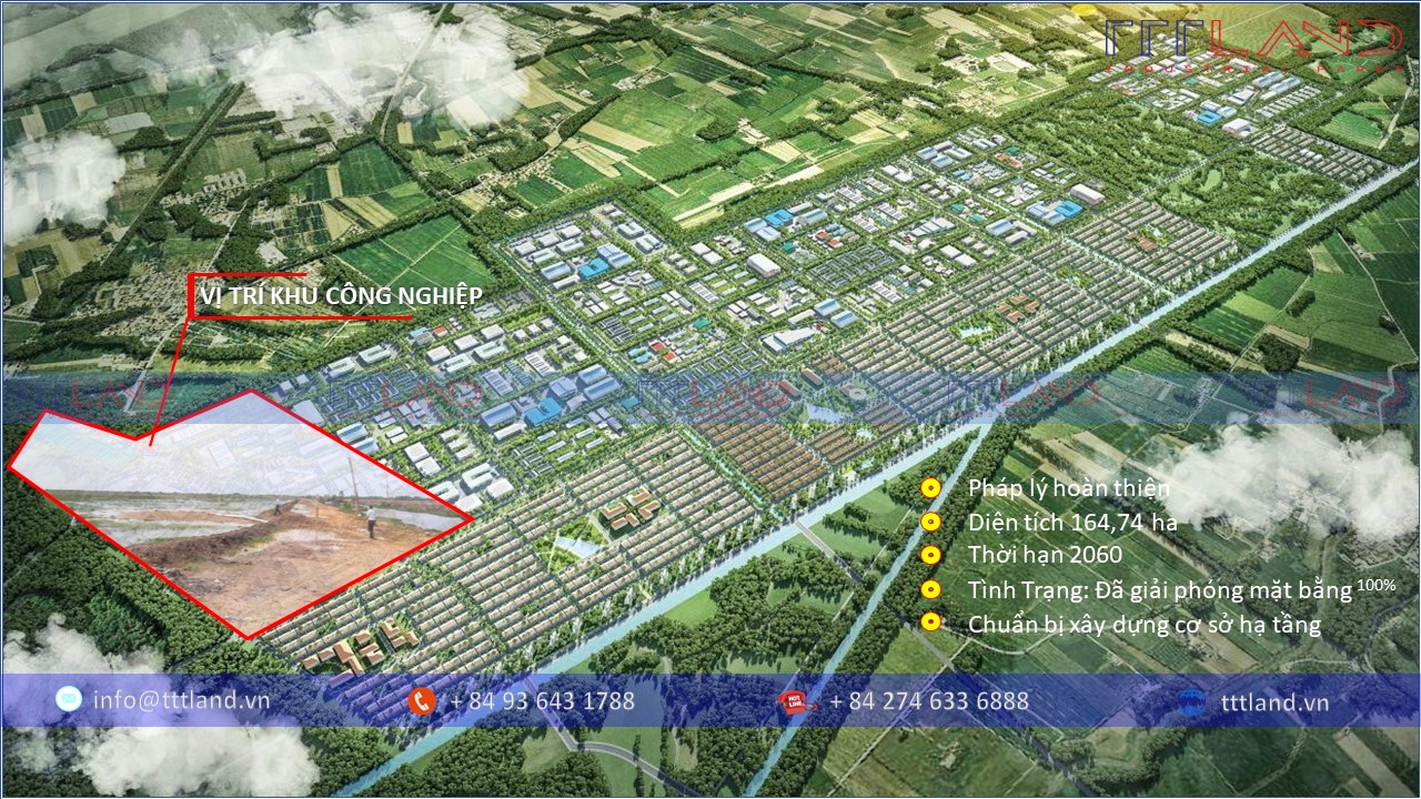 Khu Công Nghiệp Đức Hoà III - Long Đức - Tỉnh Long An - INDUON
