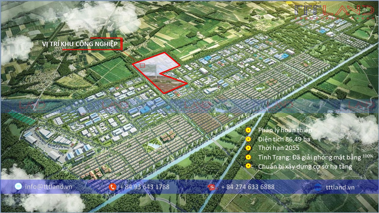 Khu Công Nghiệp Đức Hoà III - Long Việt - Tỉnh Long An - INDUON