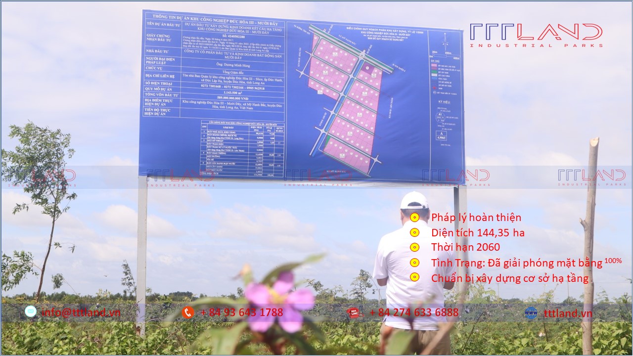 Khu Công Nghiệp Đức Hoà III - Mười Đây - Tỉnh Long An - INDUON