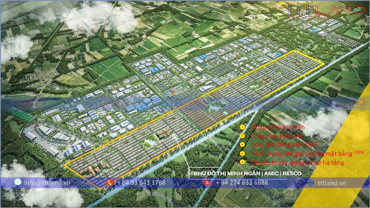 Khu Đô Thị Minh Ngân - AMIC - RESCO - Tỉnh Long An - INDUON