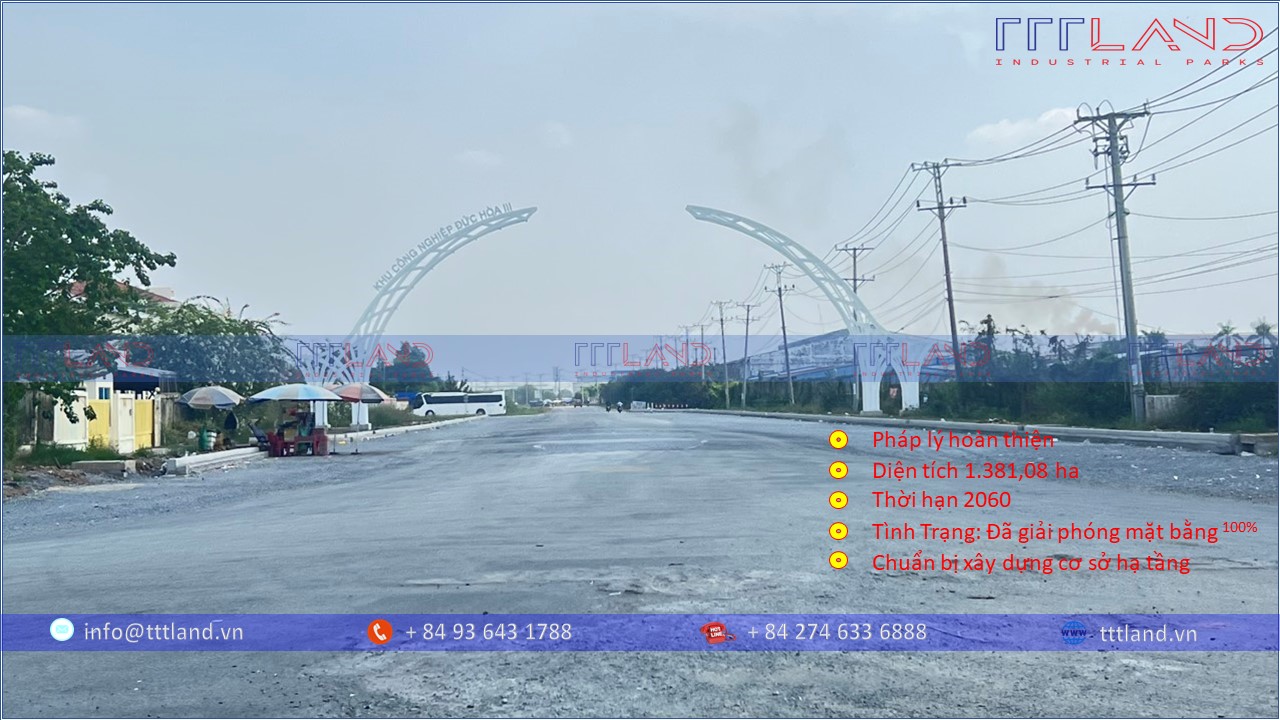 Khu Công Nghiệp Đức Hoà III - Tỉnh Long An - INDUON